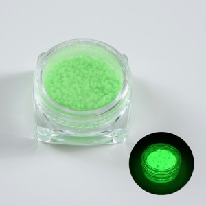 夜光砂 つぶつぶタイプ 緑 2g 蓄光 顔料 レジンクラフト ネイル 封入 素材 アクセサリーパーツ グローネイル