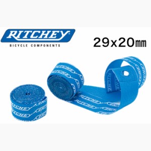 リッチー スナップオン リムテープ ブルー 29X20mm(2本セット) 【自転車】【ロードレーサーパーツ】【リムテープ・リムセメント】【リム