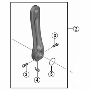 [2]左クランクユニット 170mm