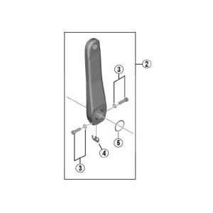 [2]左クランクユニット 165mm