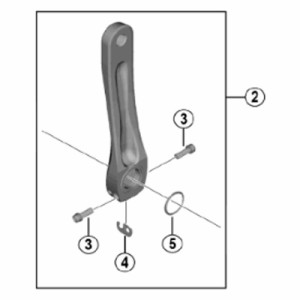 [2]左クランクユニット 170mm