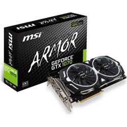 (中古)MSI GeForce GTX 1070 ARMOR 8G OC(344-ud)