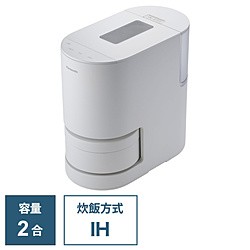 (中古)(中古品) 自動計量IH炊飯器 ホワイト SR-AX1-W [2合 /IH](377-ud)