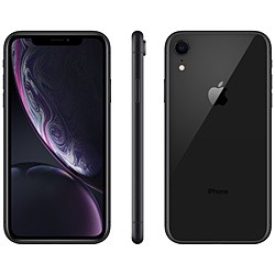 (中古)Apple iPhoneXR 128GB ブラック MT0G2J/A SIMフリー(269-ud)