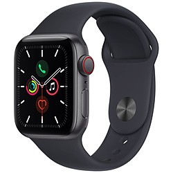 (中古)Apple Apple Watch SE 第1世代 GPS + Cellular 40mm スペースグレイアルミニウムケース バンド無し(258-ud)