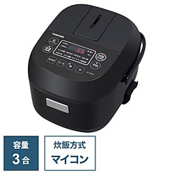 (中古)(展示品) 炊飯器 ブラック RC-5MFM-K [3合 /マイコン](305-ud)