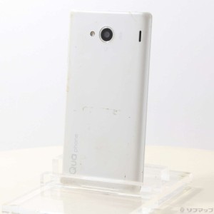 (中古)KYOCERA Qua phone QX 16GB ホワイト KYV42 auロック解除SIMフリー(371-ud)