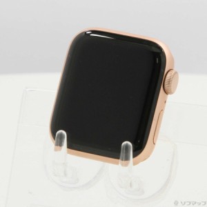 (中古)Apple Apple Watch SE 第1世代 GPS 40mm ゴールドアルミニウムケース バンド無し(258-ud)