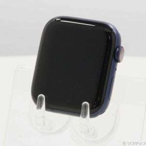 (中古)Apple Apple Watch Series 6 GPS + Cellular 44mm ブルーアルミニウムケース バンド無し(269-ud)