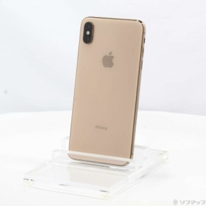 (中古)Apple iPhoneXS Max 256GB ゴールド MT6W2J/A SIMフリー(251-ud)