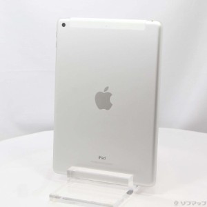 (中古)Apple iPad 第6世代 32GB シルバー MR6P2J/A auロック解除SIMフリー(384-ud)