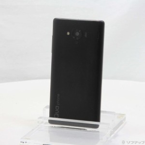 (中古)KYOCERA Qua phone QX 16GB ブラック KYV42 au(368-ud)