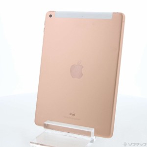 (中古)Apple iPad 第6世代 32GB ゴールド MRM02J/A auロック解除SIMフリー(295-ud)