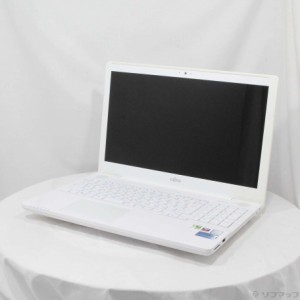 (中古)FUJITSU 格安安心パソコン LIFEBOOK WA1/B2 FMVWB2A15W プレミアムホワイト (Windows 10)(381-ud)