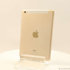 (中古)Apple iPad mini 3 64GB ゴールド MGYN2J/A au(269-ud)