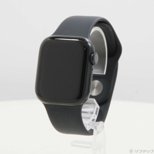 (中古)Apple Apple Watch Series 8 GPS 41mm ミッドナイトアルミニウムケース ミッドナイトスポーツバンド(344-ud)