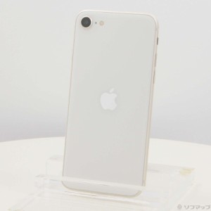 (中古)Apple iPhone SE 第3世代 128GB スターライト MMYG3J/A SIMフリー(258-ud)