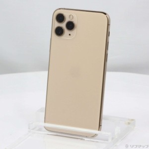 (中古)Apple iPhone11 Pro 256GB ゴールド MWC92J/A SIMフリー(348-ud)