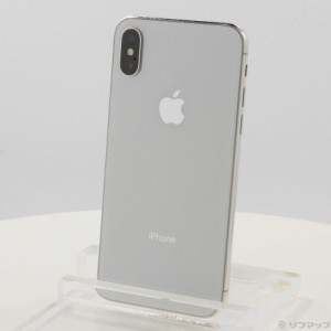 (中古)Apple iPhoneX 64GB シルバー MQAY2J/A SIMフリー(258-ud)