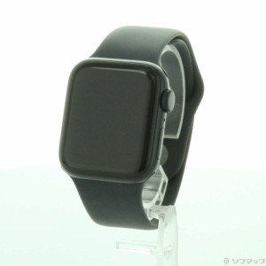 (中古)Apple Apple Watch SE 第2世代 GPS 40mm ミッドナイトアルミニウムケース ミッドナイトスポーツバンド(276-ud)