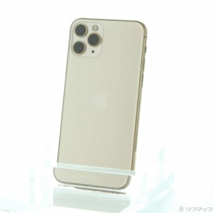 (中古)Apple iPhone11 Pro 64GB ゴールド MWC52J/A SIMフリー(381-ud)