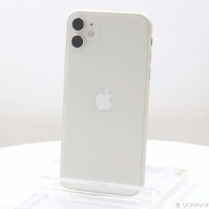 (中古)Apple iPhone11 64GB ホワイト MHDC3J/A SIMフリー(262-ud)