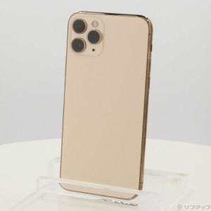 (中古)Apple iPhone11 Pro 256GB ゴールド MWC92J/A SIMフリー(344-ud)