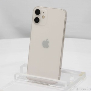 (中古)Apple iPhone12 mini 64GB ホワイト MGA63J/A SIMフリー(348-ud)