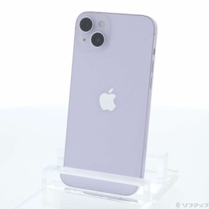 (中古)Apple iPhone14 Plus 256GB パープル MQ4M3J/A SIMフリー(220-ud)