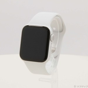 (中古)Apple Apple Watch Series 6 GPS 40mm シルバーアルミニウムケース ホワイトスポーツバンド(349-ud)