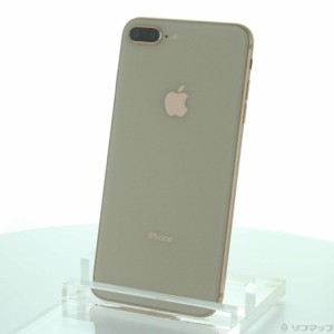 (中古)Apple iPhone8 Plus 64GB ゴールド NQ9M2J/A SIMフリー(247-ud)