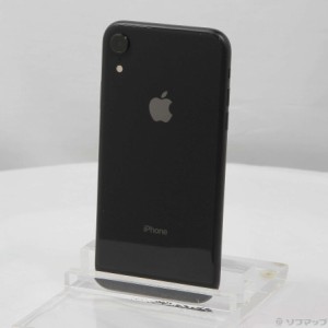 (中古)Apple iPhoneXR 64GB ブラック MT002J/A SIMフリー(258-ud)