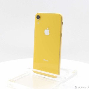 (中古)Apple iPhoneXR 128GB イエロー MT0Q2J/A SIMフリー(269-ud)