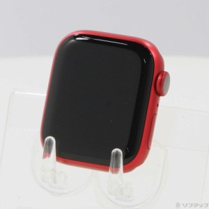 (中古)Apple (展示品) Apple Watch Series 8 GPS 41mm (PRODUCT)REDアルミニウムケース バンド無し(377-ud)