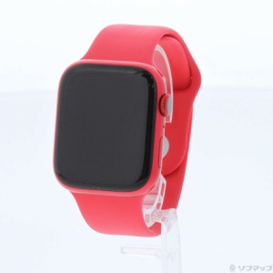 (中古)Apple (展示品) Apple Watch Series 8 GPS 45mm (PRODUCT)REDアルミニウムケース (PRODUCT)REDスポーツバンド(262-ud)