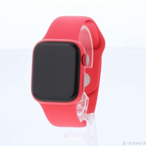 (中古)Apple (展示品) Apple Watch Series 8 GPS 41mm (PRODUCT)REDアルミニウムケース (PRODUCT)REDスポーツバンド(258-ud)