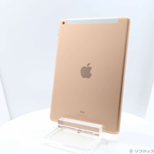 (中古)Apple iPad 第7世代 128GB ゴールド MW6G2J/A auロック解除SIMフリー(344-ud)