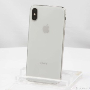 (中古)Apple iPhoneX 64GB シルバー MQAY2J/A SIMフリー(349-ud)