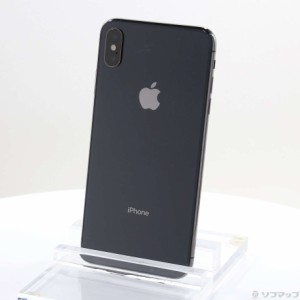 (中古)Apple iPhoneXS Max 256GB スペースグレイ MT6U2J/A SIMフリー(368-ud)