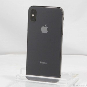 (中古)Apple iPhoneXS 256GB スペースグレイ MTE02J/A SIMフリー(344-ud)