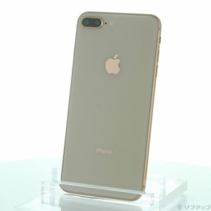 (中古)Apple iPhone8 Plus 64GB ゴールド MQ9M2J/A SIMフリー(344-ud)