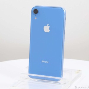 (中古)Apple iPhoneXR 64GB ブルー MT0E2J/A SIMフリー(262-ud)