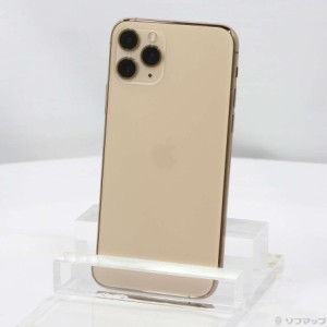 (中古)Apple iPhone11 Pro 256GB ゴールド MWC92J/A SIMフリー(344-ud)