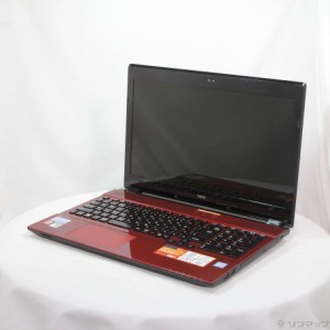 (中古)NEC 格安安心パソコン LaVie Note Standard NS350/FAR PC-NS350FAR クリスタルレッド (Windows 10)(344-ud)