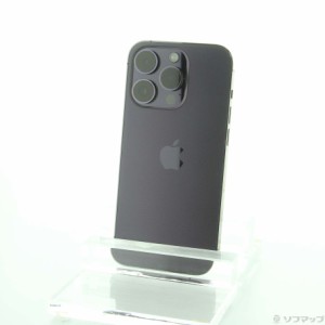(中古)Apple iPhone14 Pro 1TB ディープパープル MQ313J/A SIMフリー(276-ud)