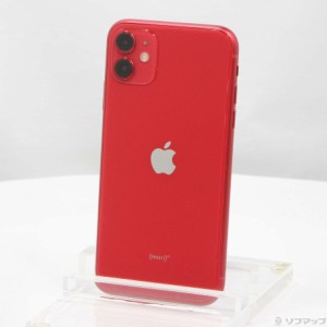 (中古)Apple iPhone11 64GB プロダクトレッド MHDD3J/A SIMフリー(276-ud)