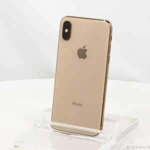 (中古)Apple iPhoneXS 256GB ゴールド MTE22J/A SIMフリー(269-ud)