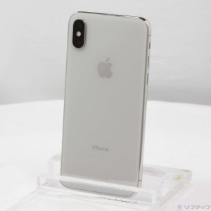 (中古)Apple iPhoneX 64GB シルバー MQAY2J/A SIMフリー(371-ud)