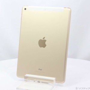(中古)Apple iPad 第5世代 32GB ゴールド MPG42J/A auロック解除SIMフリー(258-ud)