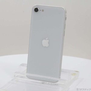 (中古)Apple iPhone SE 第2世代 64GB ホワイト MX9T2J/A SIMフリー(384-ud)